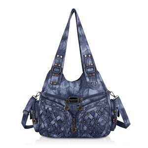 4814 Roomy Fashion Hobo Handbags Purse Satchel Shoulder Bags Tote Washed